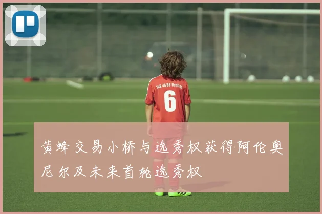 黄蜂交易小桥与选秀权获得阿伦奥尼尔及未来首轮选秀权